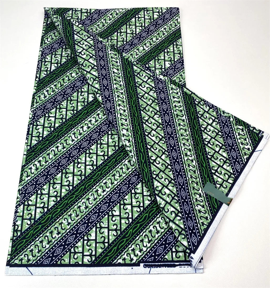 Latest Style Ankara Wax Print Fabric - 100% Cotton High Quality Soft African Real Wax Material