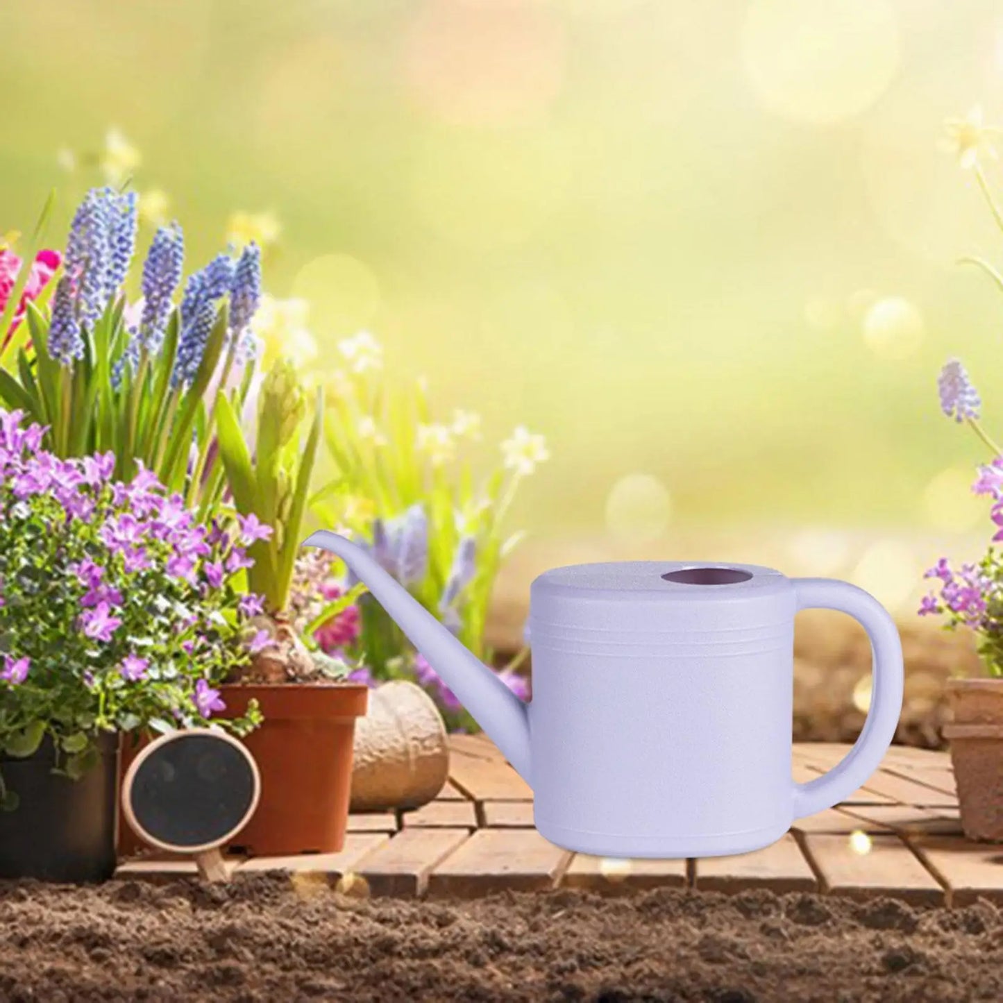 Long Spout Watering Can – Compact Household Gardening Kettle, Sturdy Easy-Pour Watering Tool for Home, Office & Plant Care Gifts