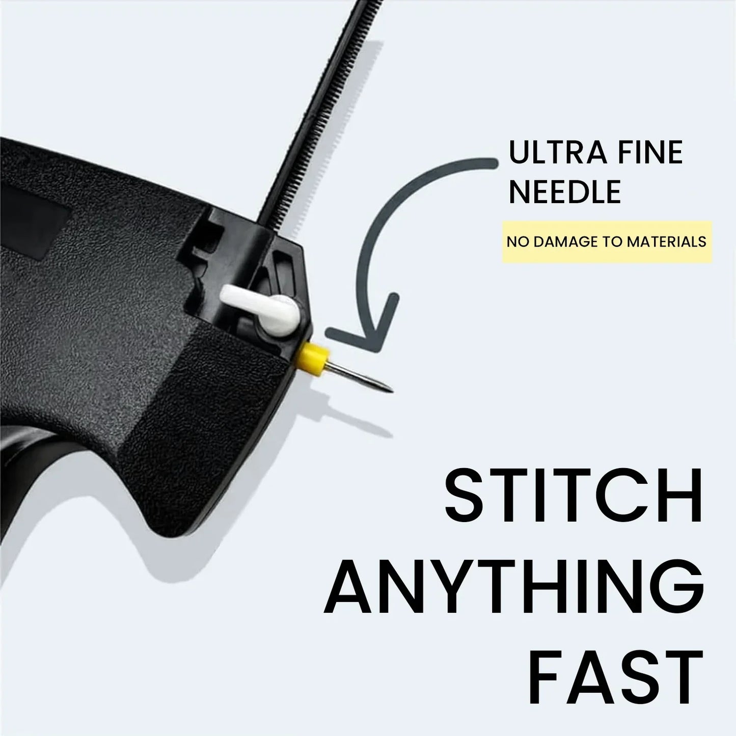 Clothing Fixer Micro Stitch Gun — Mini Fine Stitch Tagging Tool for Sewing, Quilting & Hemming