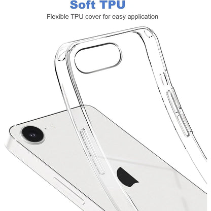 Clear Case for iPhone 16e - Transparent Protective Phone Cover