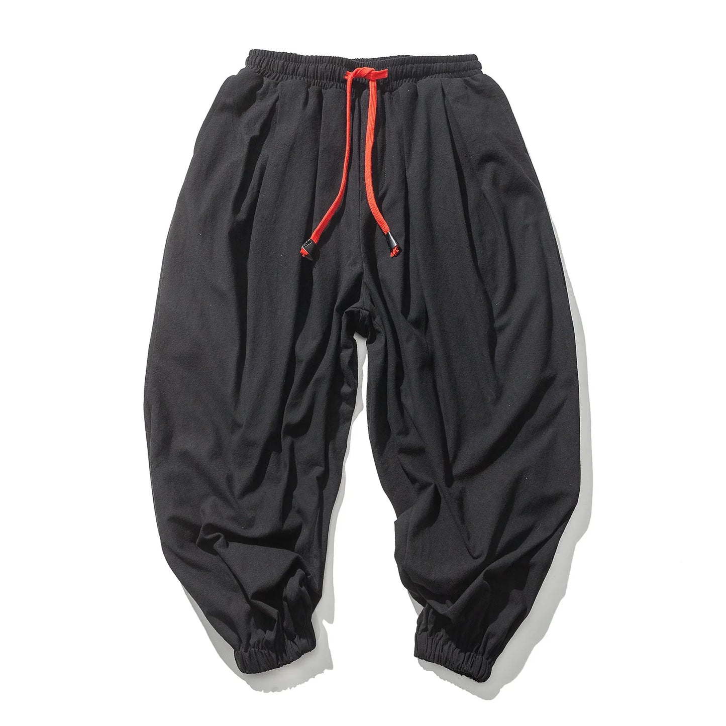 Men’s Oversized Harem Pants – Loose Chinese Style Cotton Linen Sweatpants Joggers, High-Quality Casual Trousers