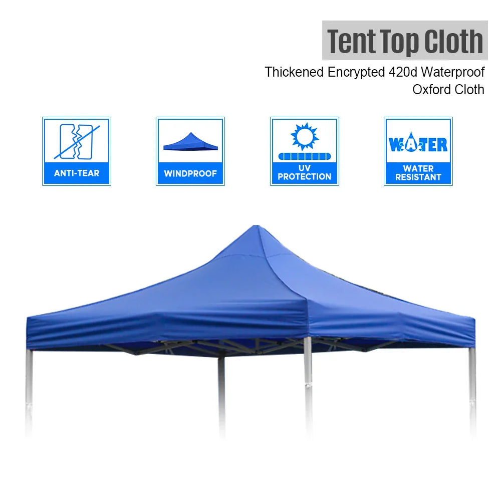 Outdoor Tent Sidewall with Window – Waterproof, Wear-Resistant, UV-Resistant Curtain for Camping Tents