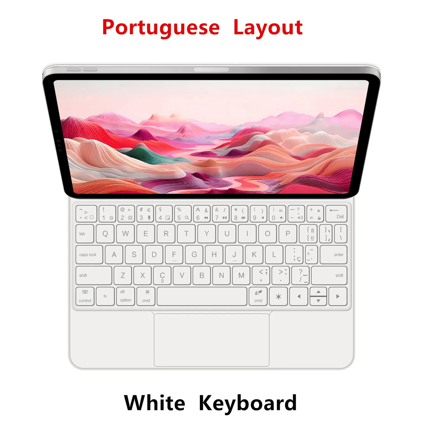 Backlight Magic Keyboard Case for iPad Pro 11/13 & iPad Air 11/13 Inch (2024) – M4/M2 Smart Folio Cover