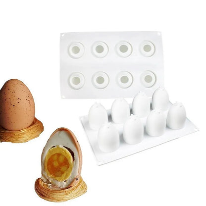 3D Fruit Shape Silicone Cake Mold — French Dessert Baking Tools for Brownies, Mousse & Pastry Decoration