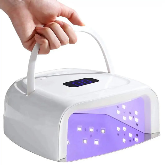 SUN UV S20 Rechargeable Nail Lamp - 60W Wireless UV LED Gel Polish Dryer for Manicure & Pedicure Nail Care