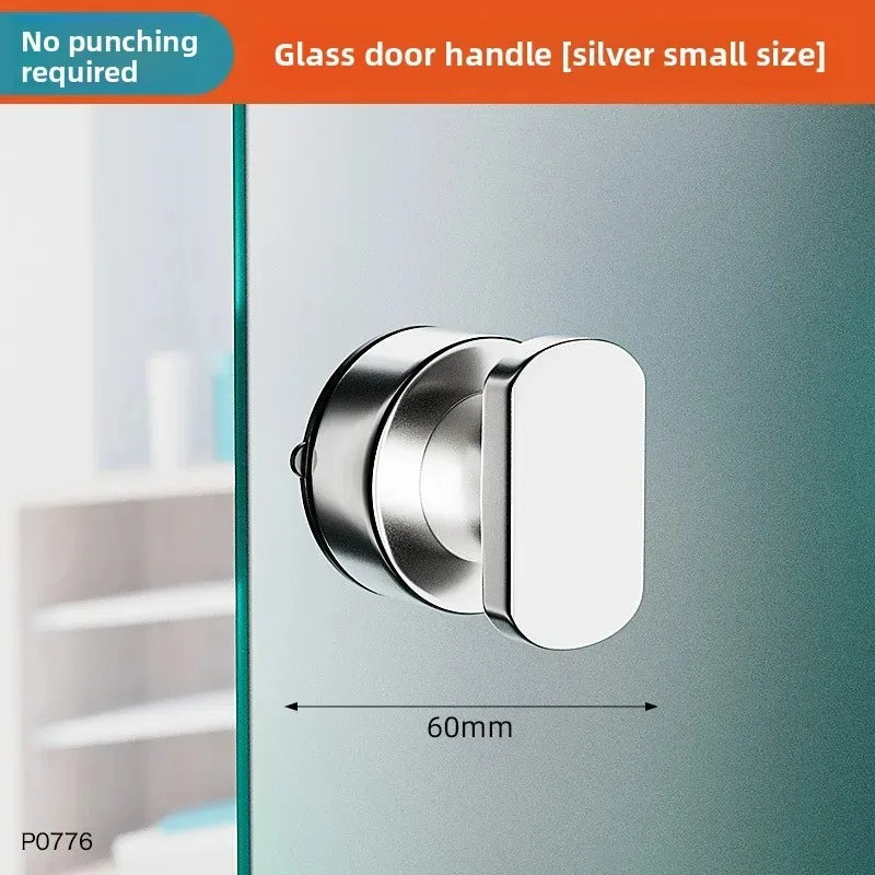 No Drill Bathroom Safety Grab Bar - Anti-Slip Suction Cup Shower Handle for Bathtub & Elderly Support