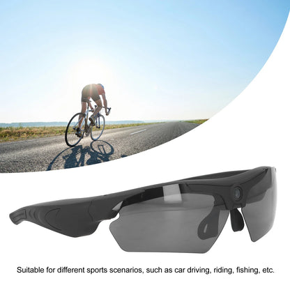 1080P HD Camera Glasses Sunglasses — Video Recording Glasses for Cycling, Driving, Hiking, Fishing & Hunting