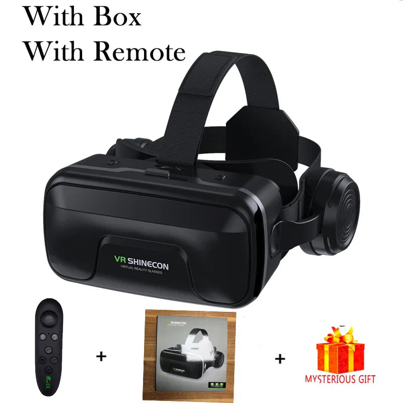 VR Glasses Virtual Reality Headset – 3D Lenses Smart Goggles for Smartphones, Mobile Game Accessory