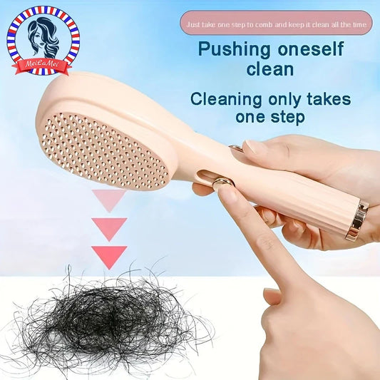 Magic Retractable Hair Comb - Anti-Static Detangling & Scalp Massage Brush for All Hair Types
