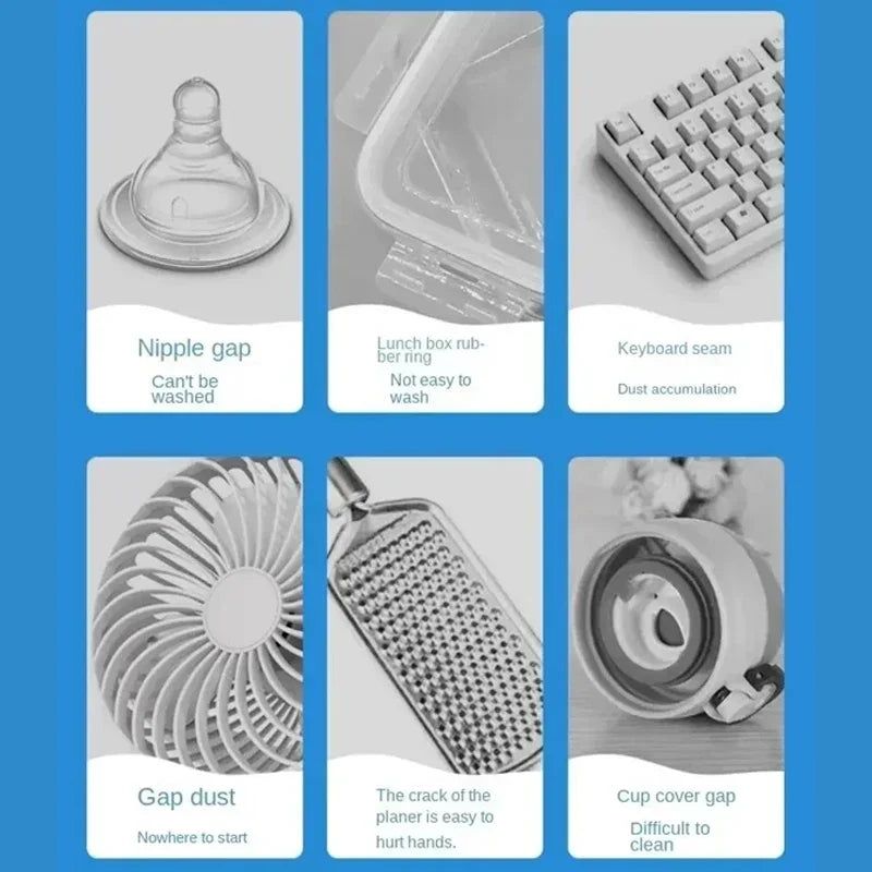 Multi-Functional Phone Cleaning Brush - Flexible Dust Removal Tool for Earphones, Keyboard & Device Slots