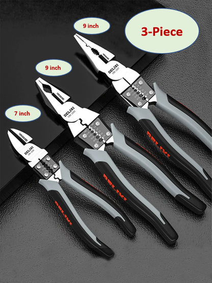 Multifunctional Universal Diagonal & Needle Nose Pliers – Electrician Wire Cutters and Hand Tools