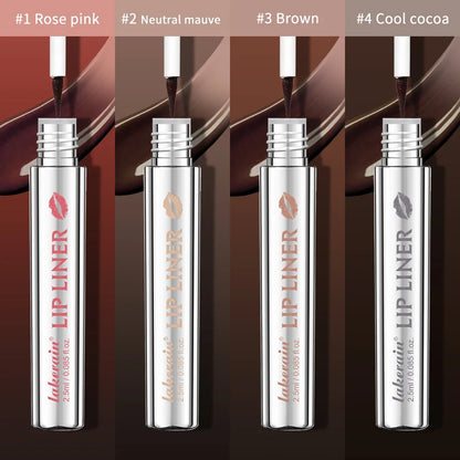 Peel Off Lip Stain Pencil - Matte Waterproof Long Lasting Smudge Proof Lip Liner Tattoo Makeup