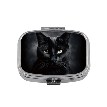 Dragon & Tiger Metal Medicine Box - Moisture-Resistant Portable Pill Storage Case with Movie-Inspired Design