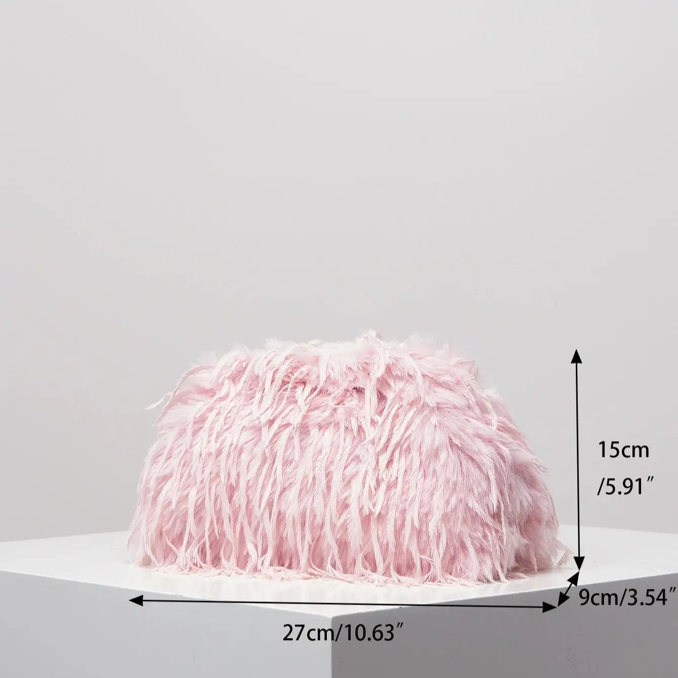 Y2K Plush Clutch Bag - Candy Color Dopamine Style Women's Dinner Purse