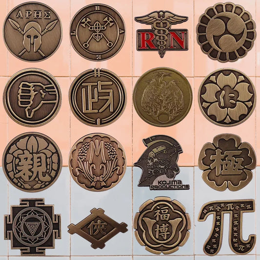 Vintage Cartoon Enamel Pins - Movie & Game Logo Lapel Brooches for Bags, Backpacks & Gifts