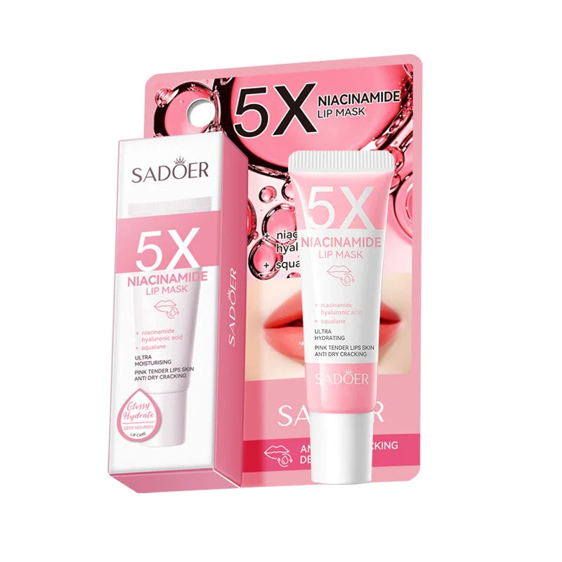 Niacinamide Plumping Lip Mask 5X - Overnight Hydration for Soft, Smooth Lips