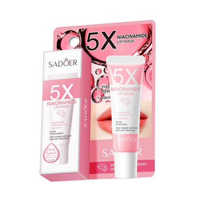 Niacinamide Plumping Lip Mask 5X - Overnight Hydration for Soft, Smooth Lips