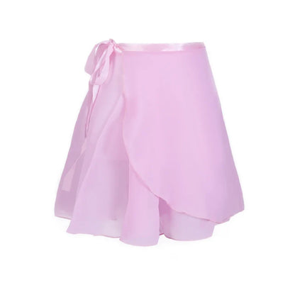 Adult Chiffon Ballet Tutu Skirt - Wrap Dance Skirt for Women & Girls Gymnastics Training