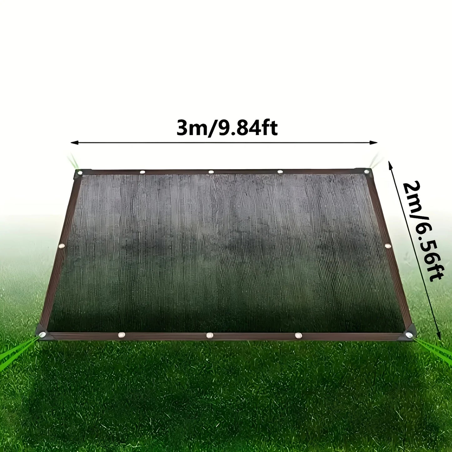 Black Garden Sunshade Mesh - UV Resistant Breathable Heat Block Cover for Greenhouse & Vegetable Garden Protection
