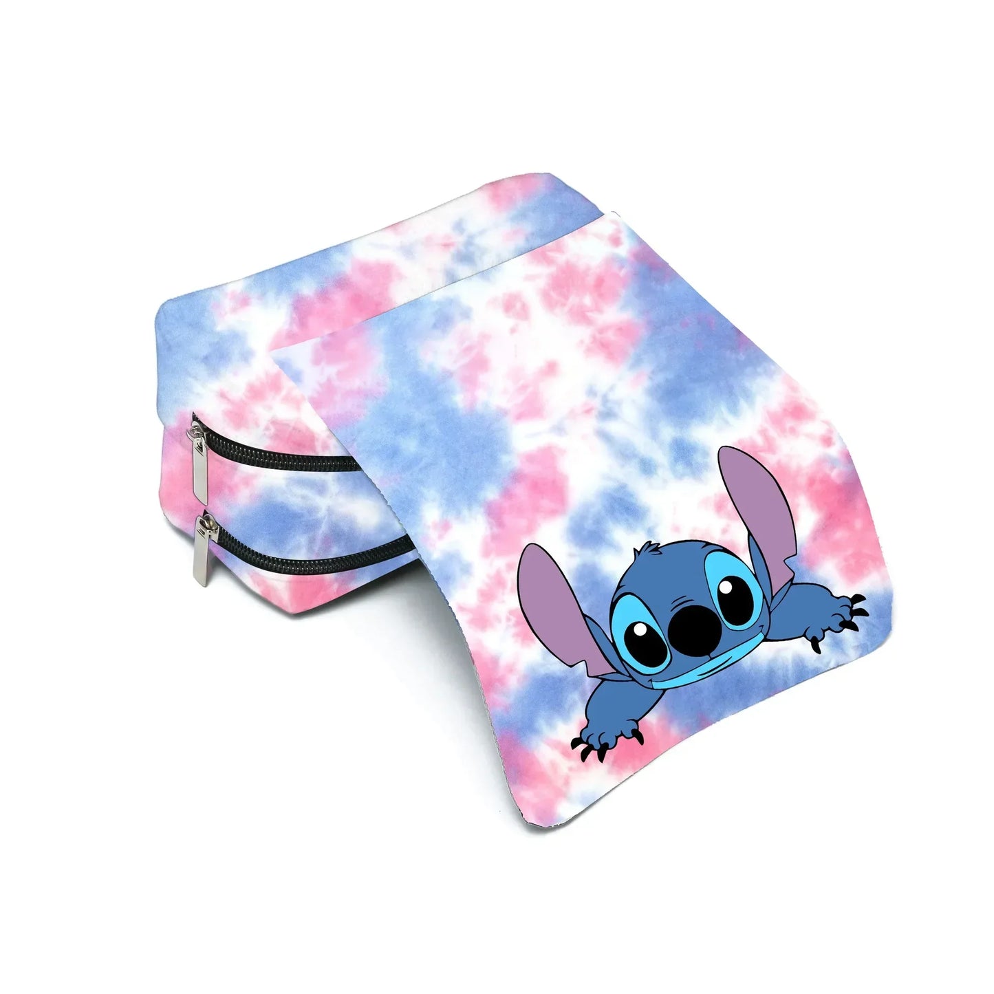 Anime Stitch Fully Printed Flap Pencil Case – Cartoon Stationery Bag for Primary & Secondary Students
