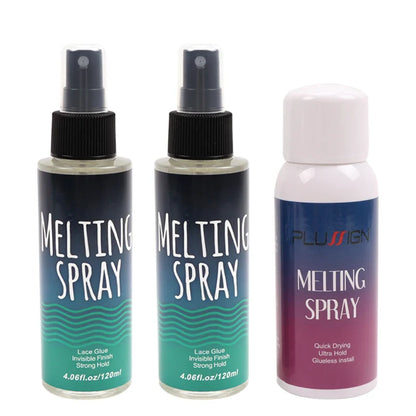 120ml Lace Melting Spray – Seamless Finish Glue, Invisible Hair Adhesive for Lace Wigs, Strong Hold