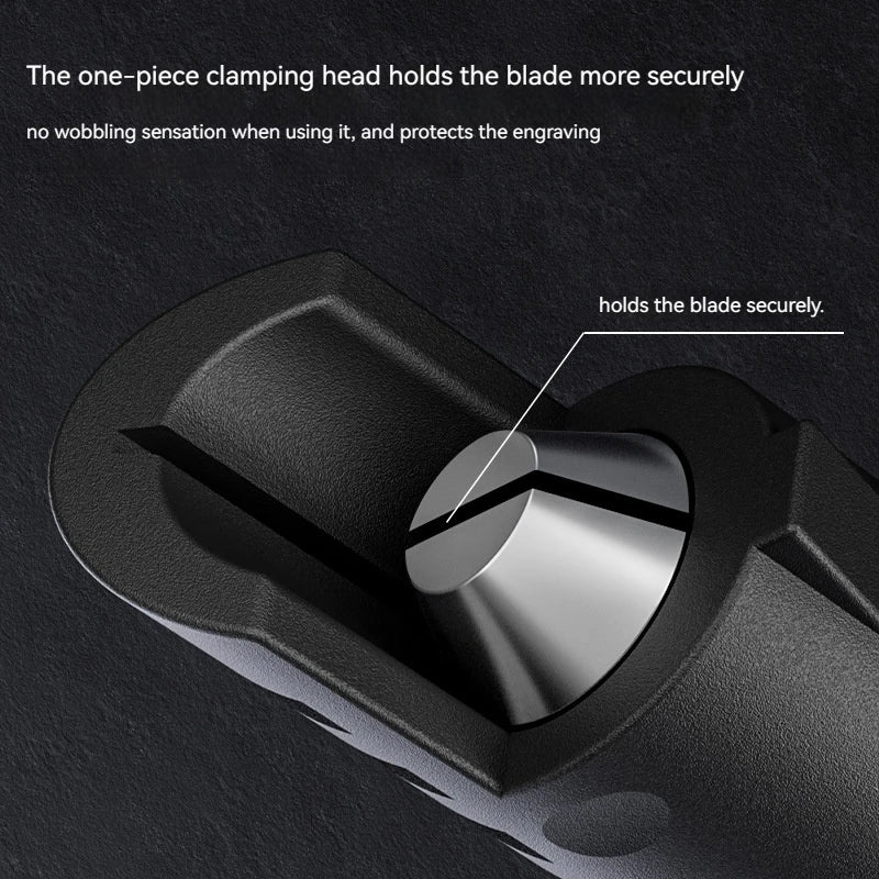 Pen-shaped DIY Aluminum Handle Carving Knife with 10 Replaceable Horseshoe Art Blades