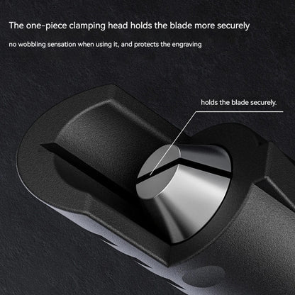 DIY Pen Carving Knife - 5 Interchangeable Horseshoe Art Blades Craft Cutting Tool