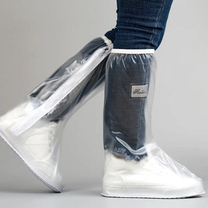 High Tube Rainproof Shoe Cover | Men's & Women's, Pressed Edge, Thickened Sole, Wear Resistant