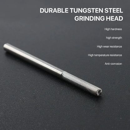 Tungsten Steel Professional Nail Drill Bit - Gel Polish Remover, Cuticle Cleaner & Burr File for Electric Nail Machine