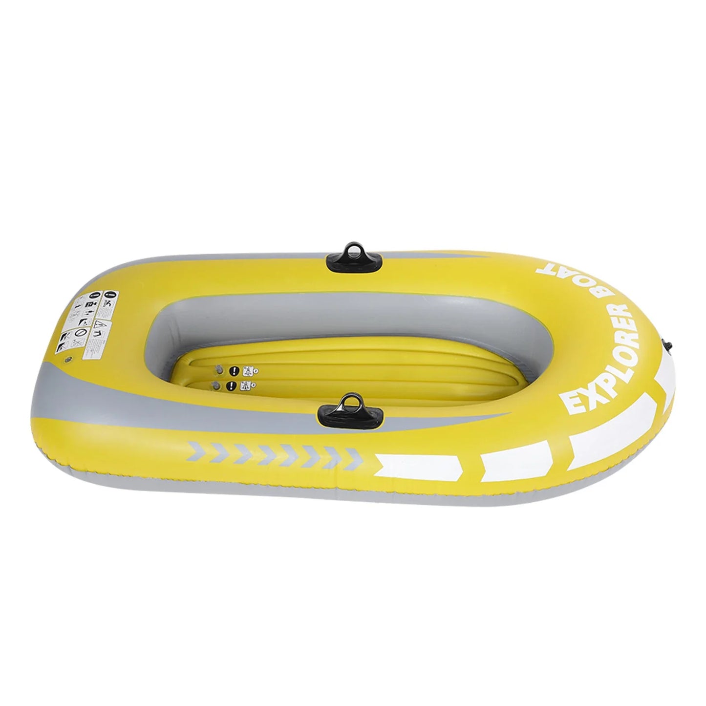 PVC Inflatable Kayak – 2-Person Canoe for Rowing, Fishing, Drifting & Diving Air Boat