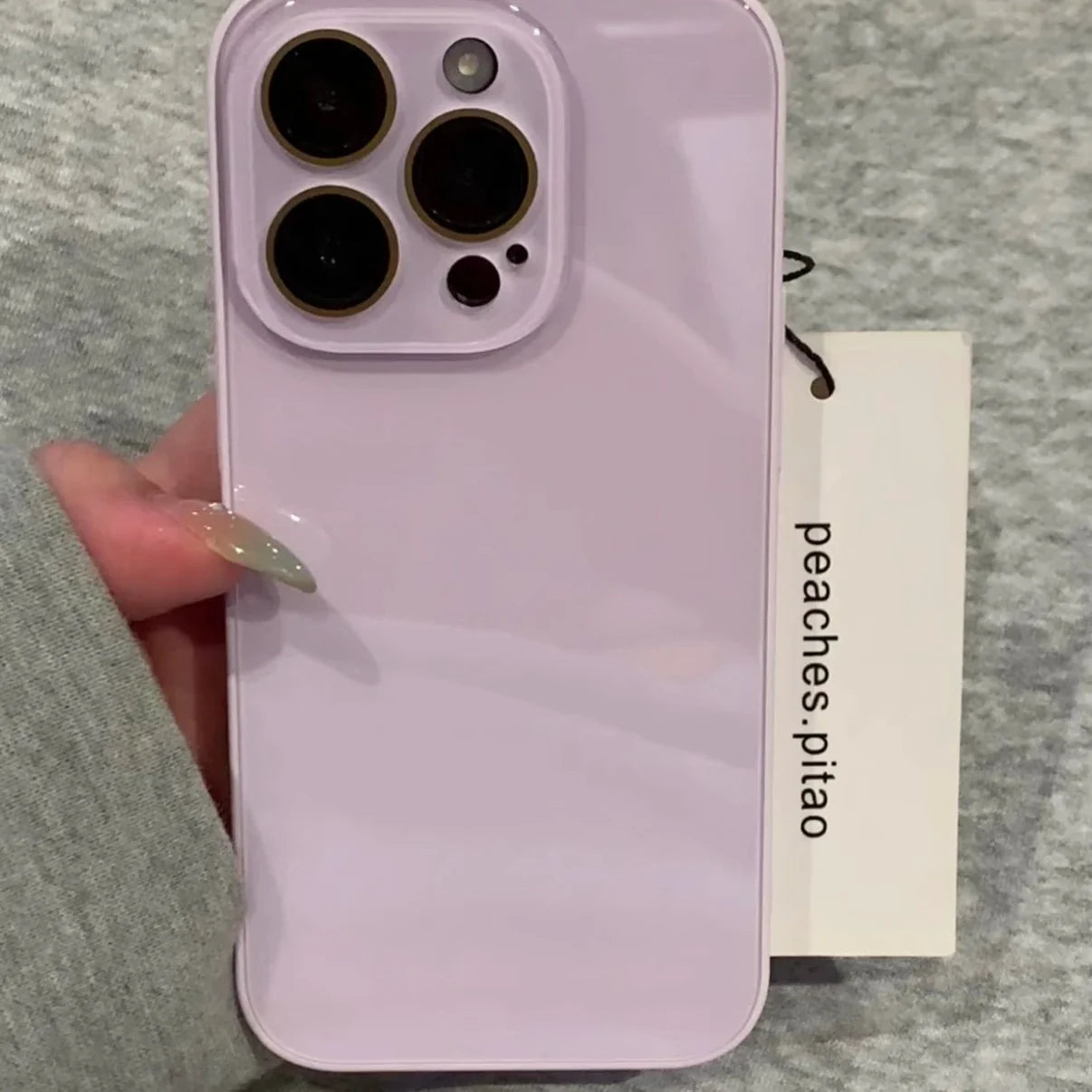 Candy Color Tempered Glass iPhone Case - Luxury Shockproof Camera Protection Bumper Cover for iPhone 17 16 15 14 13 12 Pro Max