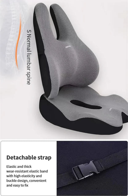 Pelvic Tilt Correction Seat Cushion – Memory Foam Butt Cushion for Home, Office, and Car, Thickened Support Pad