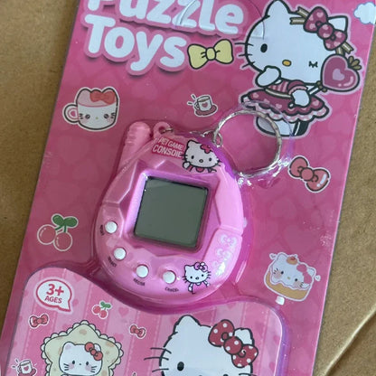Harajuku Girl Pink Angel Hello Kitty Keychain – Kawaii Vintage Charm Pendant Accessory Gift