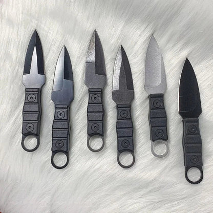Professional D2 Steel Survival Knife - Fixed Blade EDC Camping Tool with Sheath for Outdoor Adventures