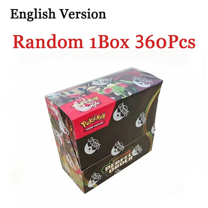 360PCS Pokémon Trading Card Game Booster Set – Prismatic Evolutions Scarlet & Violet English Battle Cards Collection Gift Pack