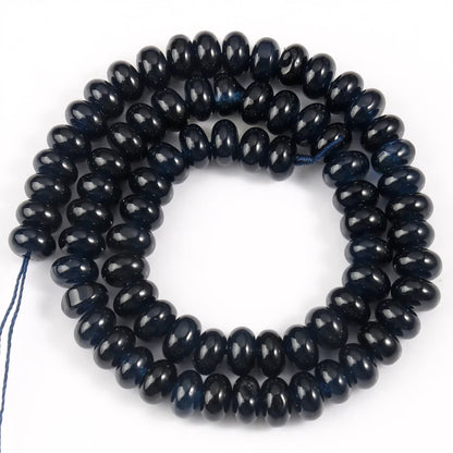 Natural Stone Rondelle Beads - 5x8mm Tourmaline, Citrine & Quartz Loose Beads for DIY Bracelets