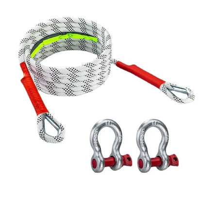 20T Car Towing Rope - Heavy Duty Off-Road Vehicle Recovery Strap, Wear Resistant Rescue Tow Line
