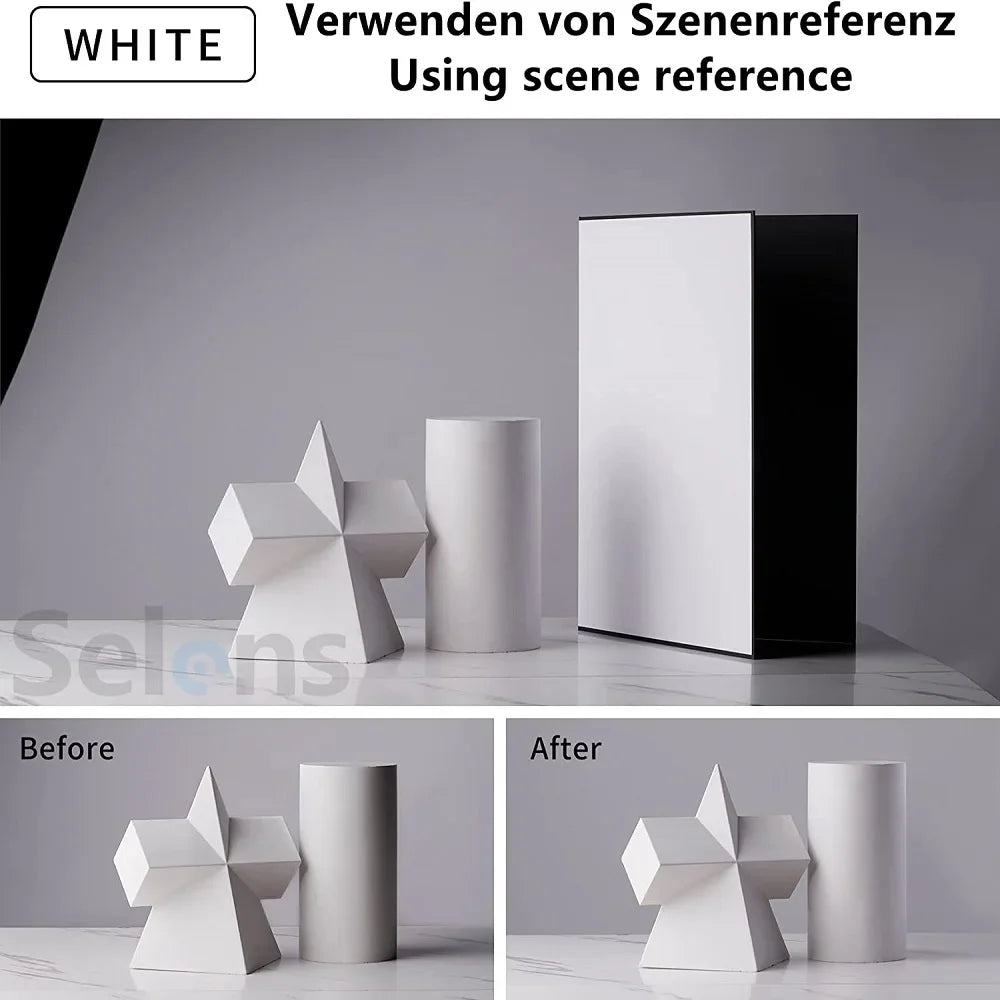 Selens Folding Photography Reflector – Thick Cardboard Paper Board for Camera Photo Shooting and Photography Props