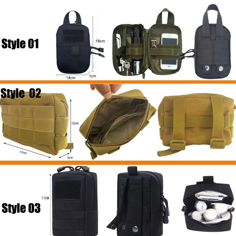 IFAK EDC Waist Bag - Outdoor Emergency Tool Kit and First Aid Kit for Hunting, Camping, and Survival