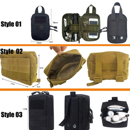 IFAK EDC Waist Bag - Outdoor Emergency Tool Kit and First Aid Kit for Hunting, Camping, and Survival