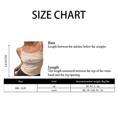 Women’s Y2K Floral Lace Camisole Top – Slim Fit Sexy Sleeveless Tank for Spring 2024
