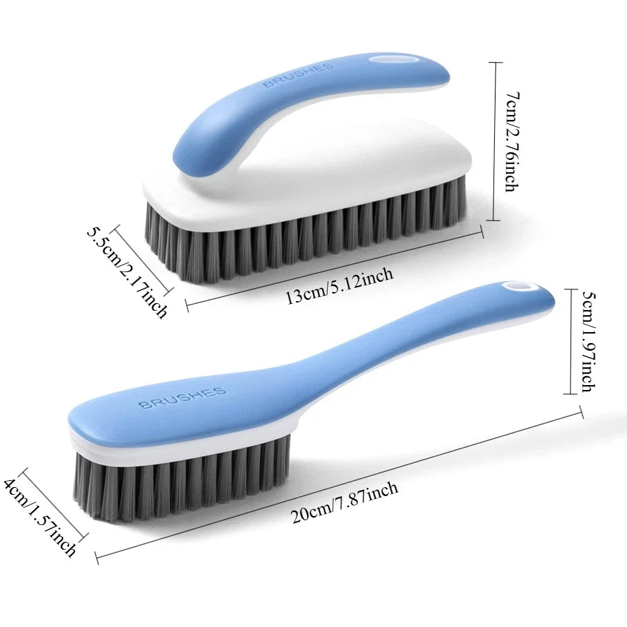 Multifunctional Shoe Cleaning Brush Set - Soft Bristle Scrubber for Laundry, Sneakers, Boots & Household Washing