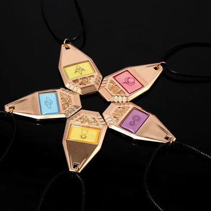 Anime Digimon Adventure Necklace - Metal Evolver Pendant Unisex Cosplay Jewelry Gift Accessory