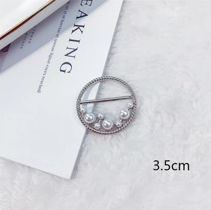 Creative Knot Buckles – Geometric T-Shirt & Scarf Waist Tightening Buttons, Clothing Accessories