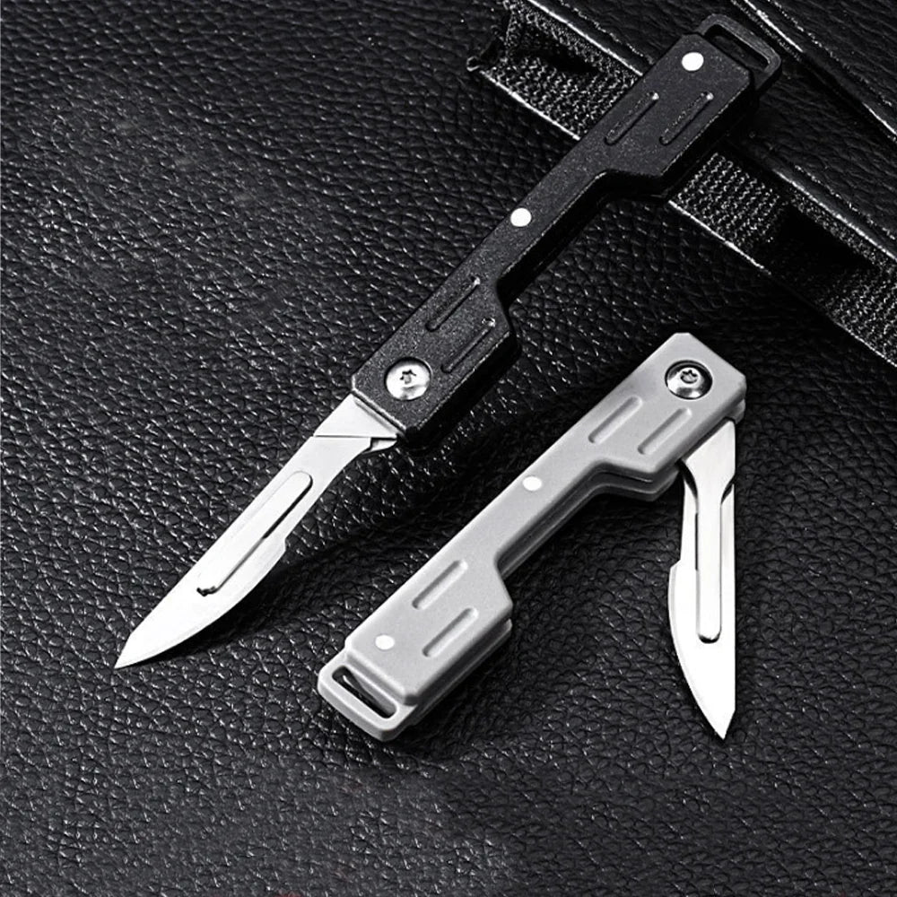 Mini Folding Scalpel Knife – Precision EDC Pocket Knife for Medical, Outdoor, and Unpacking Tasks