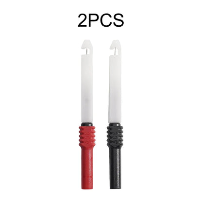 30V Car Test Probe Leads - Auto Multimeter Extension Back Piercing Needle Tips for Diagnostic Testing