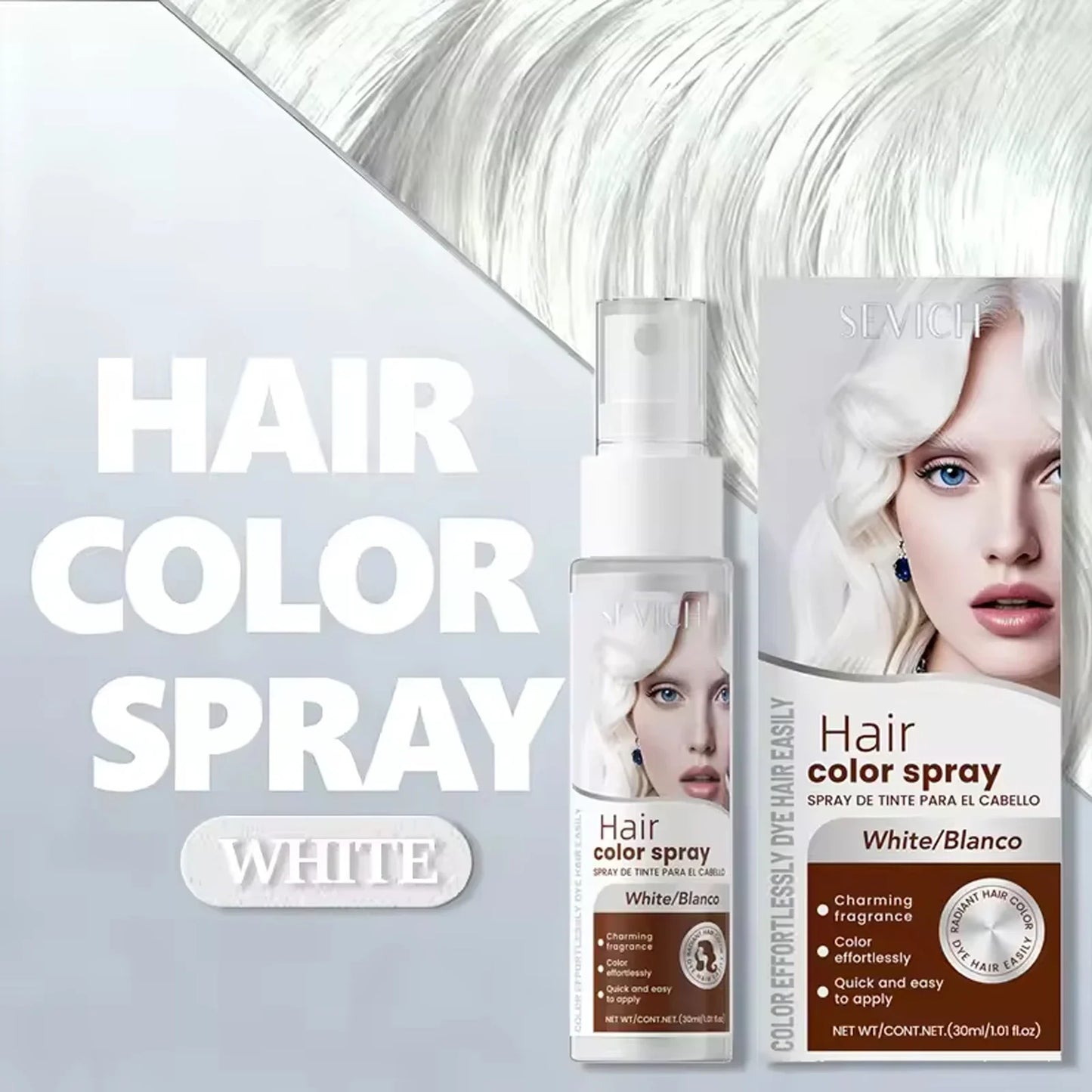 Temporary Hair Color Spray - Washable Instant Hair Dye for Multi-Color DIY Styling, Parties & Salon Looks