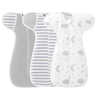 Newborn Cotton Swaddle Sleepsack - 0-6 Months Baby Wrap Bedding for Cozy Sleep Comfort