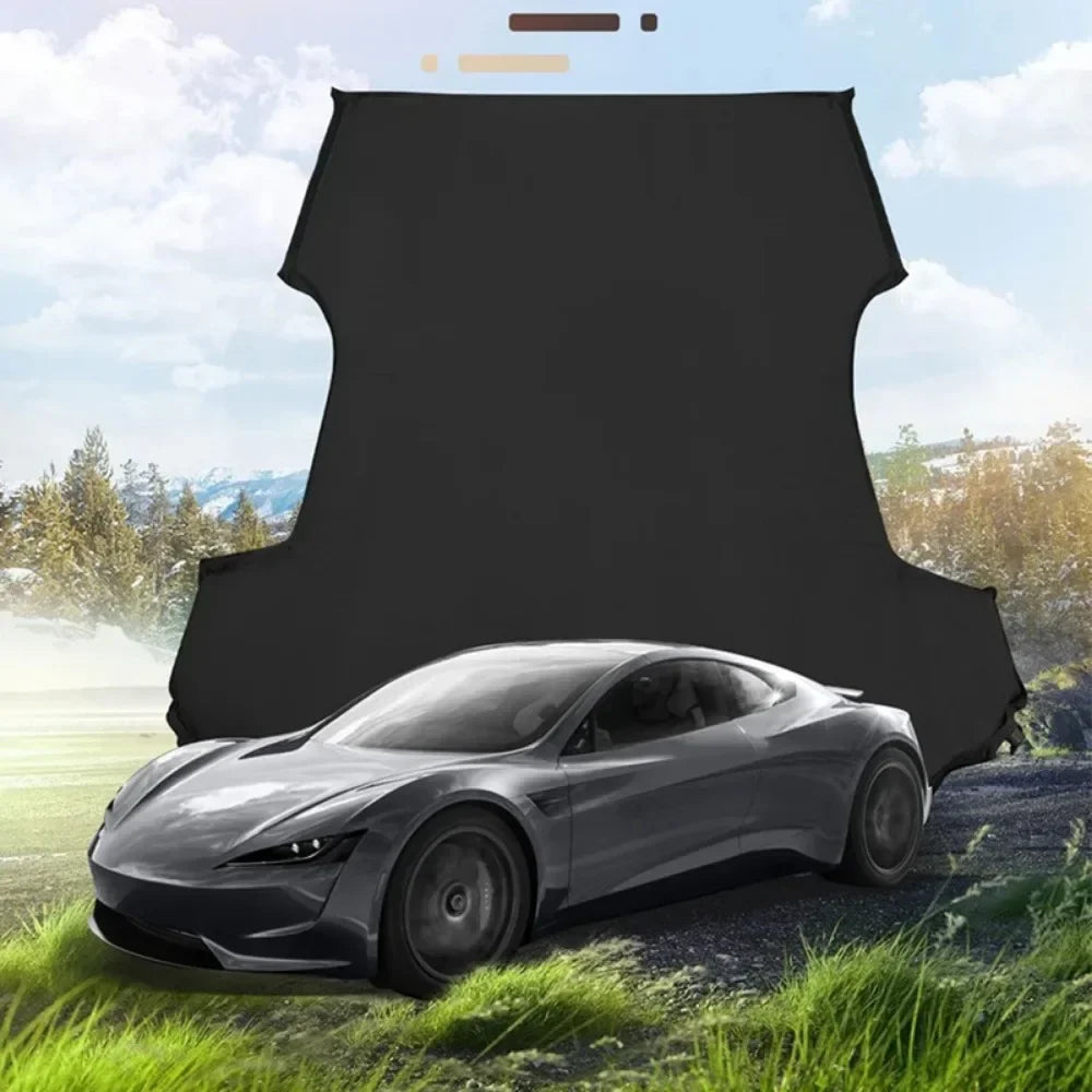 Tesla Model 3 & Model Y Inflatable Car Bed – Suede Fabric Travel Air Mattress for Camping (2017-2024)