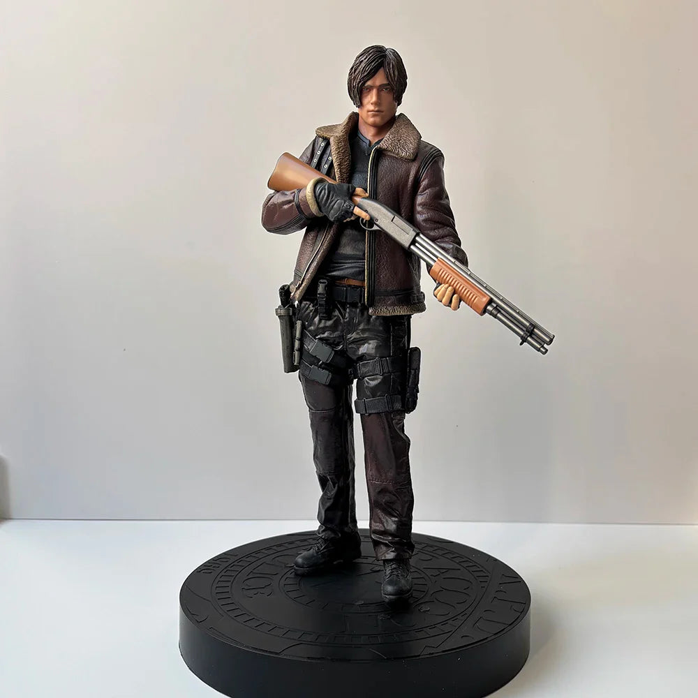 Biohazard RE Jill Valentine & Leon S. Kennedy Anime Figure – Evil Game Collectible Statue for Birthday Gifts